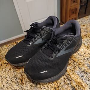 Brooks Ghost 14 Running Shoes Size 10 Black/Grey Sneakers